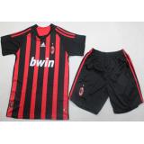 AC Milan 1a Equipación 08/09 - NIÑOS